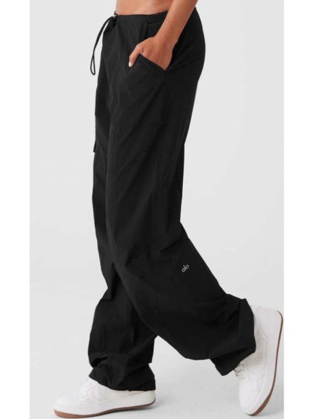 Alo Megastar Cargo Pants Black High OR Low Rise Hiking Utility Track Joggers S